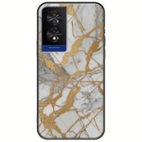 The Marble Collection - Elegance TCL 40 NXTPAPER 4G Black TPU (Μαύρη Σιλικόνη)