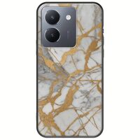 The Marble Collection - Elegance Vivo Y36 4G / 5G Black TPU (Μαύρη Σιλικόνη)