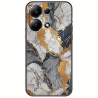 The Marble Collection - Artistic Xiaomi Redmi Note 13 4G Black TPU (Μαύρη Σιλικόνη)
