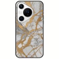 The Marble Collection - Elegance Huawei Pura 70 Pro Black TPU (Μαύρη Σιλικόνη)