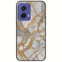 The Marble Collection - Elegance Motorola Moto G85 5G Black TPU (Μαύρη Σιλικόνη)