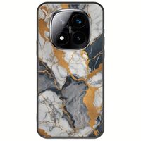 The Marble Collection - Artistic Xiaomi Redmi Note 14 Pro+ 5G Black TPU (Μαύρη Σιλικόνη)