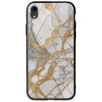 The Marble Collection - Elegance iPhone XR Groove TPU (Tempered Glass και TPU)