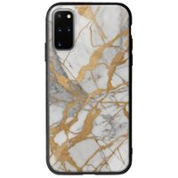 The Marble Collection - Elegance Samsung Galaxy S20 Plus Groove TPU (Tempered Glass και TPU)