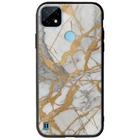 The Marble Collection - Elegance Realme C21Y / Realme C25Y Groove TPU (Tempered Glass και TPU)
