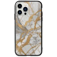 The Marble Collection - Elegance iPhone 14 Pro Groove TPU (Tempered Glass και TPU)
