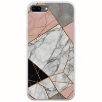 The Marble Collection - Modern iPhone 8 Plus Flexible TPU (Διάφανη Σιλικόνη)