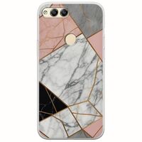 The Marble Collection - Modern Huawei Honor 7X Flexible TPU (Διάφανη Σιλικόνη)