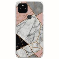 The Marble Collection - Modern Google Pixel 5a 5G Flexible TPU (Διάφανη Σιλικόνη)