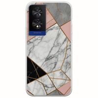 The Marble Collection - Modern TCL 40 NXTPAPER 4G Flexible TPU (Διάφανη Σιλικόνη)