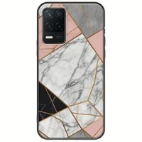 The Marble Collection - Modern Realme 8 5G Black TPU (Μαύρη Σιλικόνη)