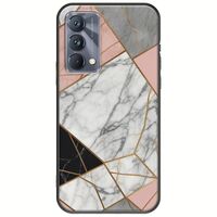 The Marble Collection - Modern Realme GT 5G Black TPU (Μαύρη Σιλικόνη)