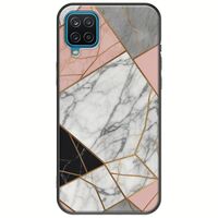 The Marble Collection - Modern Samsung Galaxy M12 Black TPU (Μαύρη Σιλικόνη)