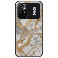 The Marble Collection - Elegance Xiaomi Poco M4 Pro 4G Black TPU (Μαύρη Σιλικόνη)