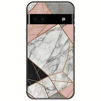 The Marble Collection - Modern Google Pixel 6a 5G Black TPU (Μαύρη Σιλικόνη)