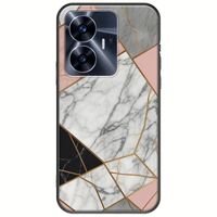 The Marble Collection - Modern Realme C55 Black TPU (Μαύρη Σιλικόνη)