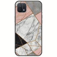 The Marble Collection - Modern Oppo A16K Black TPU (Μαύρη Σιλικόνη)