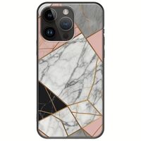 The Marble Collection - Modern iPhone 15 Pro Max Black TPU (Μαύρη Σιλικόνη)