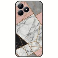 The Marble Collection - Modern Realme C51 Black TPU (Μαύρη Σιλικόνη)