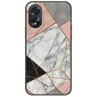 The Marble Collection - Modern Oppo A18 4G Black TPU (Μαύρη Σιλικόνη)