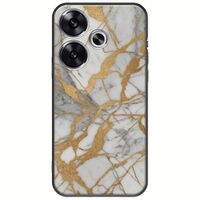 The Marble Collection - Elegance Xiaomi Poco F6 5G Black TPU (Μαύρη Σιλικόνη)