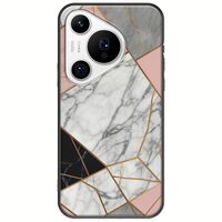 The Marble Collection - Modern Huawei Pura 70 Pro Black TPU (Μαύρη Σιλικόνη)