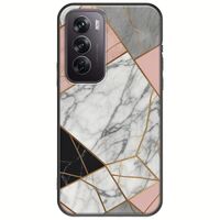 The Marble Collection - Modern Oppo Reno 12 5G Black TPU (Μαύρη Σιλικόνη)