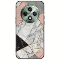 The Marble Collection - Modern Oppo Reno 12 F 5G Black TPU (Μαύρη Σιλικόνη)