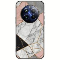 The Marble Collection - Modern Realme 12+ 5G Black TPU (Μαύρη Σιλικόνη)