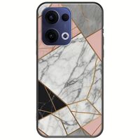 The Marble Collection - Modern Oppo Reno 13 5G Black TPU (Μαύρη Σιλικόνη)