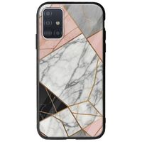 The Marble Collection - Modern Samsung Galaxy A51 Groove TPU (Tempered Glass και TPU)
