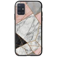The Marble Collection - Modern Samsung Galaxy A71 Groove TPU (Tempered Glass και TPU)