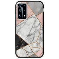 The Marble Collection - Modern Huawei P40 Groove TPU (Tempered Glass και TPU)