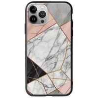 The Marble Collection - Modern iPhone 12 Pro Max Groove TPU (Tempered Glass και TPU)
