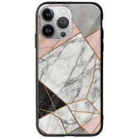 The Marble Collection - Modern iPhone 13 Pro Max Groove TPU (Tempered Glass και TPU)