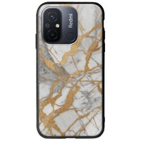 The Marble Collection - Elegance Xiaomi Redmi 12C Groove TPU (Tempered Glass και TPU)