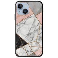 The Marble Collection - Modern iPhone 15 Groove TPU (Tempered Glass και TPU)