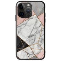 The Marble Collection - Modern iPhone 15 Pro Max Groove TPU (Tempered Glass και TPU)