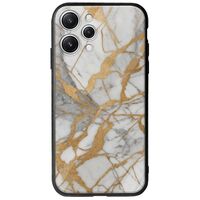 The Marble Collection - Elegance Xiaomi Redmi 12 5G Groove TPU (Tempered Glass και TPU)