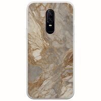 The Marble Collection - Natural OnePlus 6 Flexible TPU (Διάφανη Σιλικόνη)