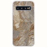 The Marble Collection - Natural Samsung Galaxy S10 Flexible TPU (Διάφανη Σιλικόνη)