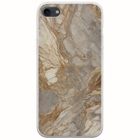 The Marble Collection - Natural iPhone SE 2020 Flexible TPU (Διάφανη Σιλικόνη)