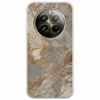 The Marble Collection - Natural Realme 12 Pro 5G Flexible TPU (Διάφανη Σιλικόνη)