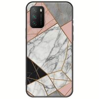 The Marble Collection - Modern Xiaomi Poco M3 Black TPU (Μαύρη Σιλικόνη)