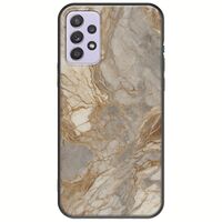 The Marble Collection - Natural Samsung Galaxy A72 5G Black TPU (Μαύρη Σιλικόνη)
