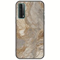 The Marble Collection - Natural Huawei P Smart 2021 Black TPU (Μαύρη Σιλικόνη)