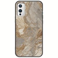 The Marble Collection - Natural OnePlus 9 Black TPU (Μαύρη Σιλικόνη)