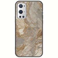 The Marble Collection - Natural OnePlus 9 Pro Black TPU (Μαύρη Σιλικόνη)