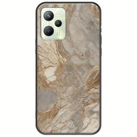 The Marble Collection - Natural Realme C35 Black TPU (Μαύρη Σιλικόνη)
