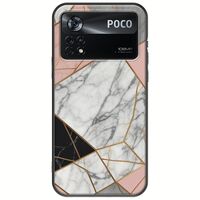 The Marble Collection - Modern Xiaomi Poco X4 Pro 5G Black TPU (Μαύρη Σιλικόνη)